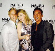 Craig with Shannon Holt and Bruno Tonioli at the Malibu Playhouse